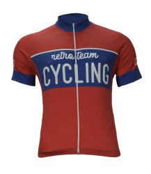 Cyklistický dres Merino Red