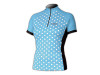 Dámský cyklistický dres Retro modrý