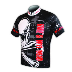 Pánský cyklistický dres Crossbones černý